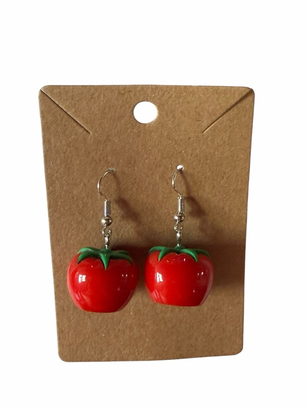 Red Tomato Dangle Earrings - Women's Jewelry